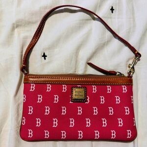 Dooney & Bourke Boston Red Sox  Signature Wristlet - NWOT
